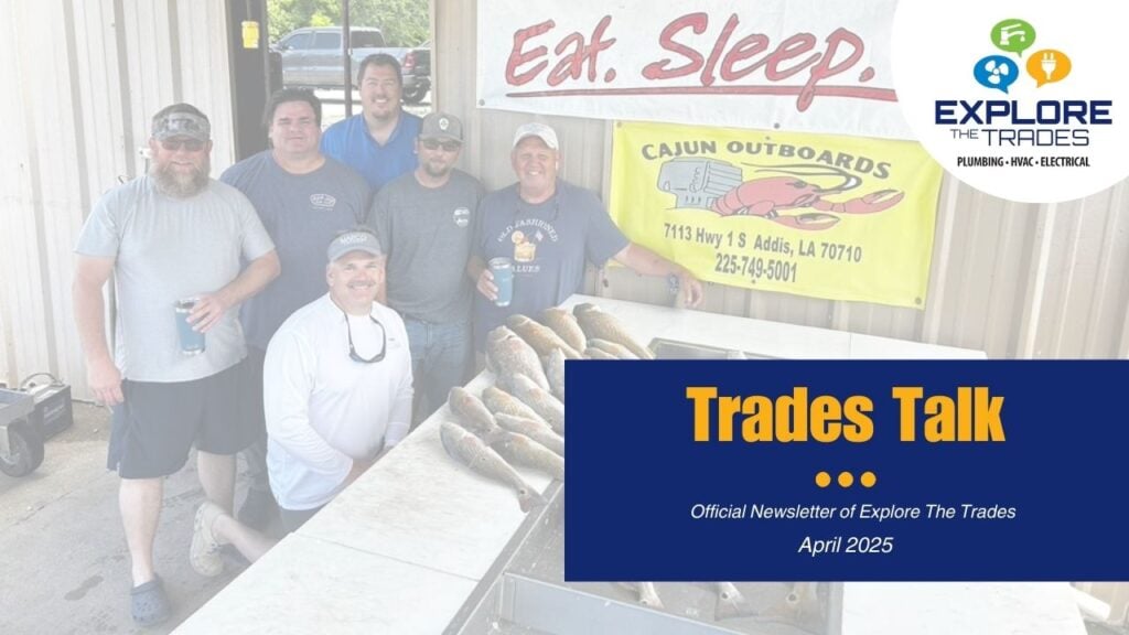 Newsletter header image for Trades Talk - April 2025