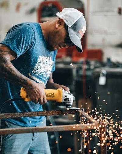 Man welding