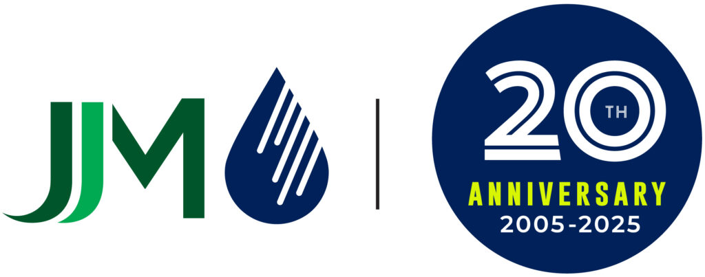 JJM 20th Anniversary logo.