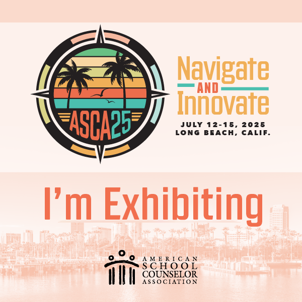 American School Counselor Association logo and image for the 2025 conference.