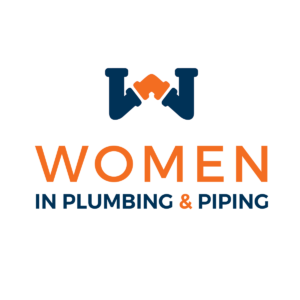 women in plumbing & piping logo