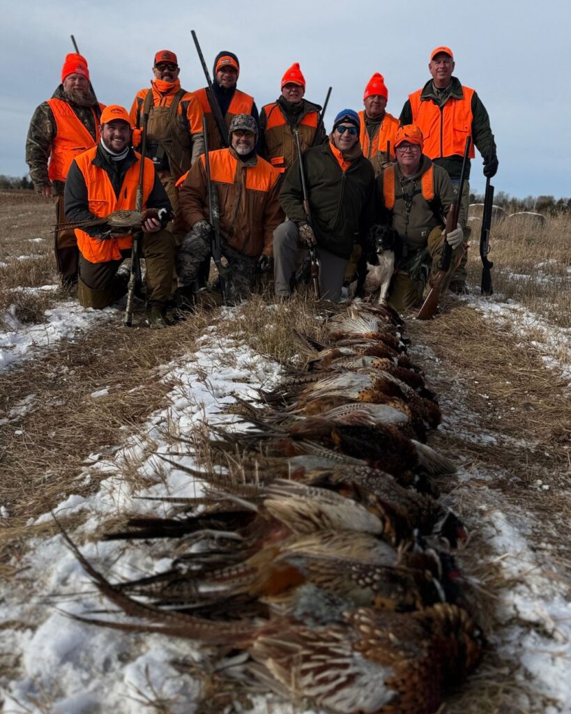 People on a hunting trip.